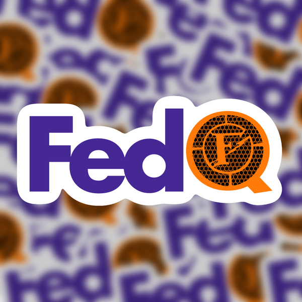 Fed Q Sticker