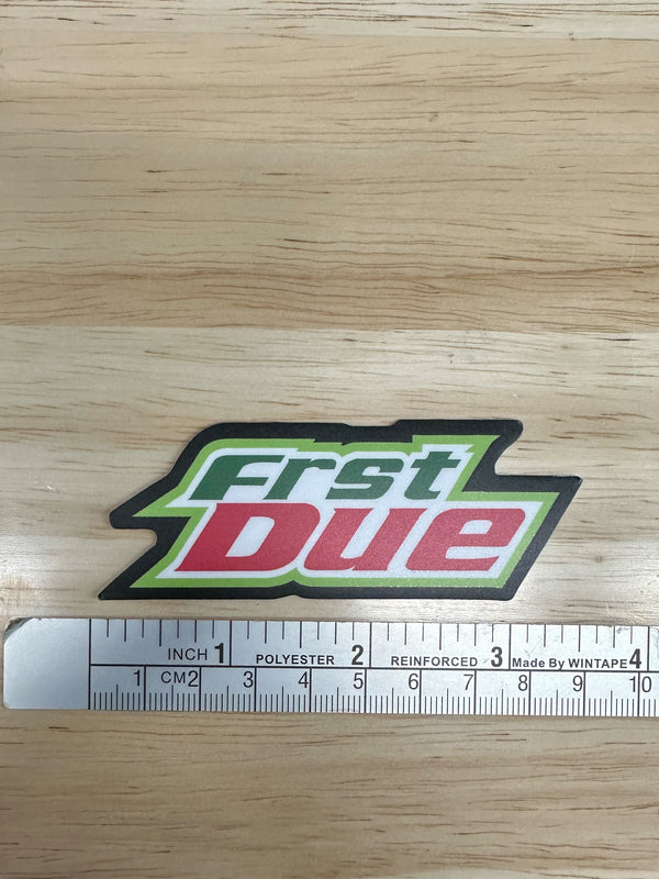 Frst Due Sticker