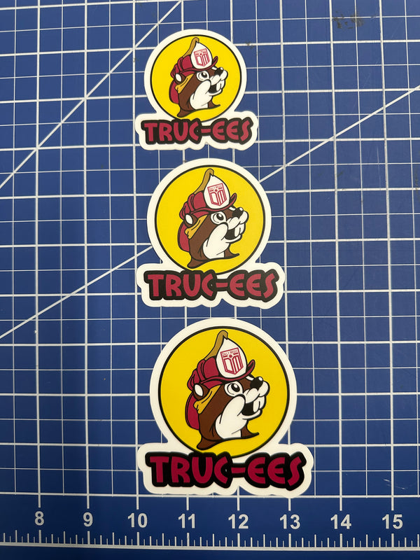Truc-ees Firefighter Sticker
