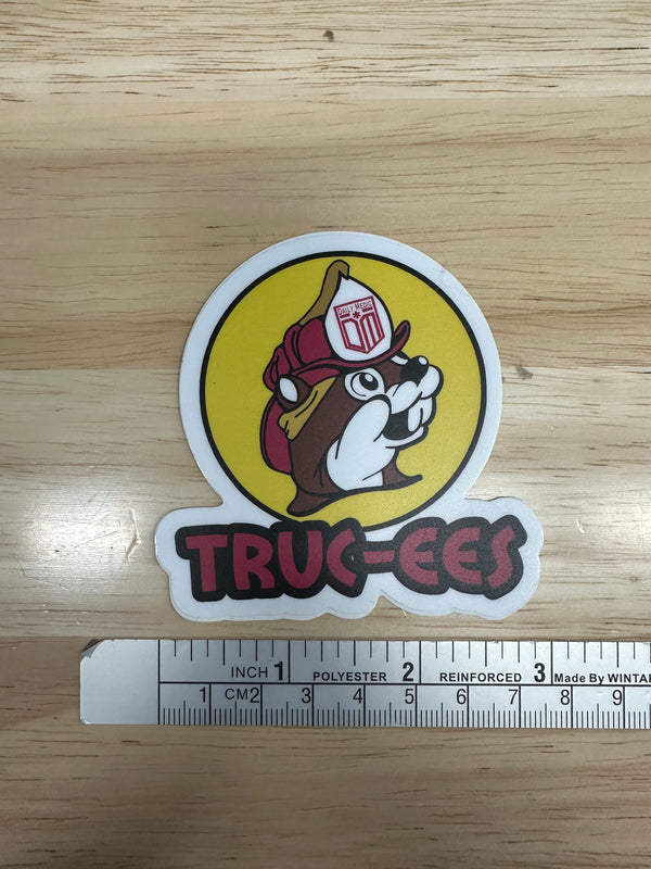 Truc-ees Firefighter Sticker