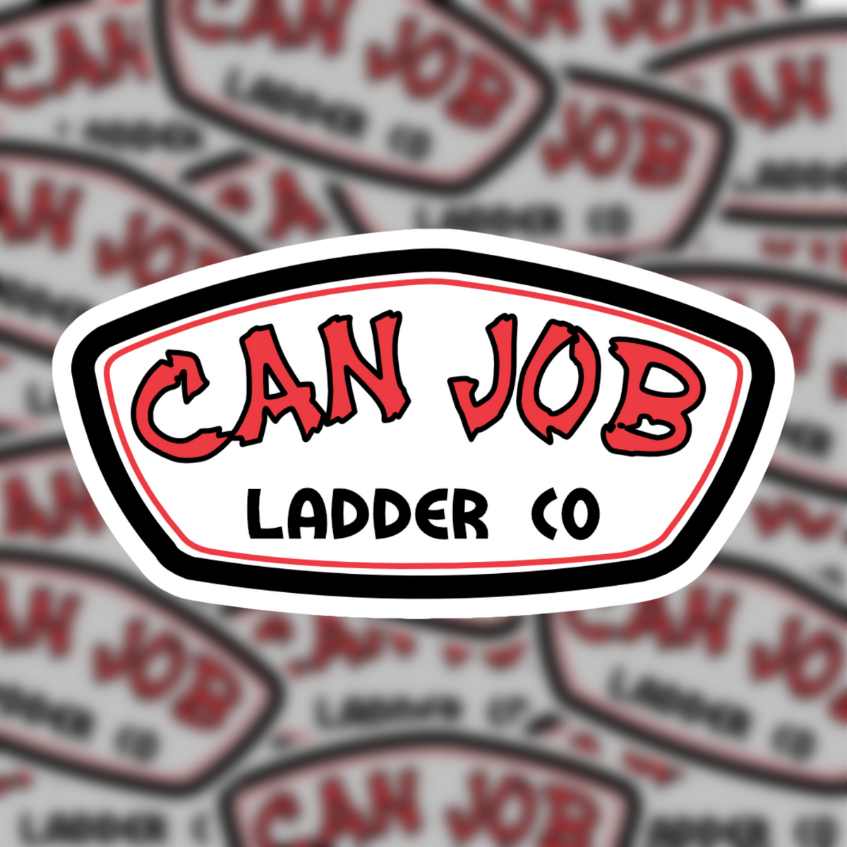 Can Job Ladder Co Sticker