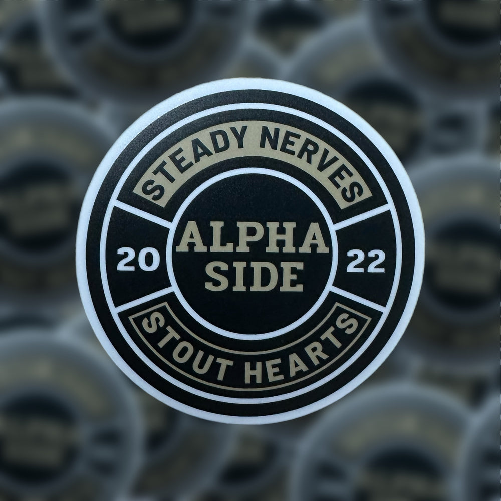 Steady Nerves : Stout Hearts Sticker