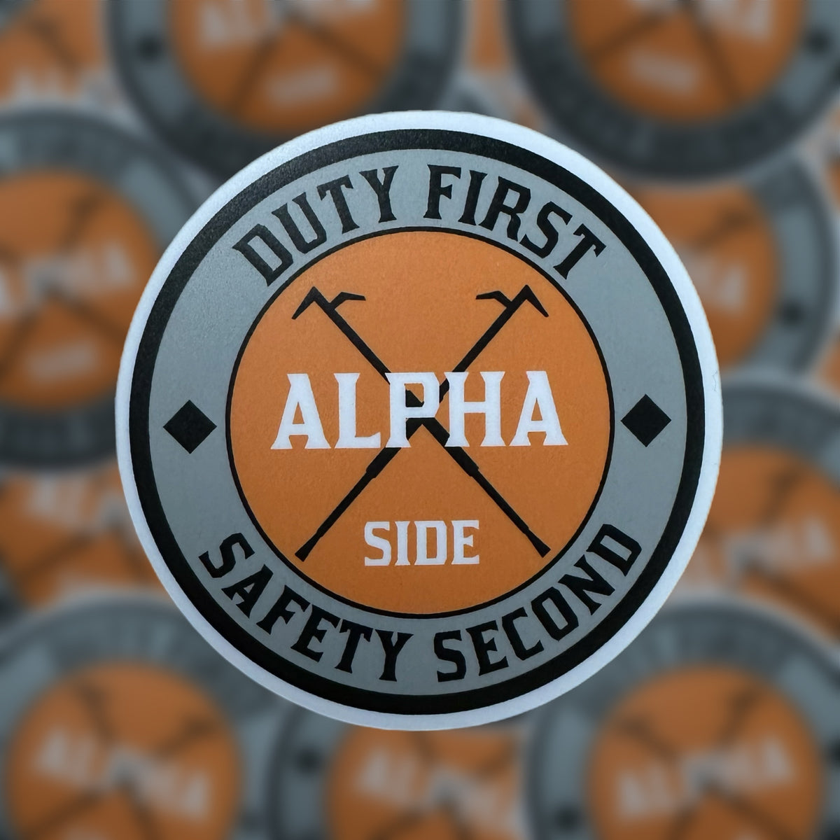 Duty First : Safety Second Sticker