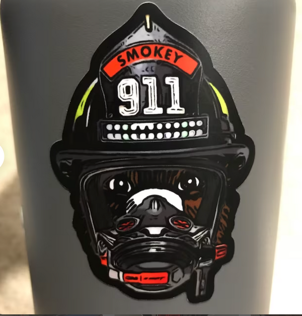 Smokey the Bear SCBA Sticker