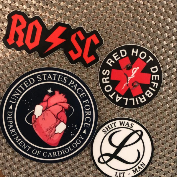 Shit Was Lit Man - Sticker