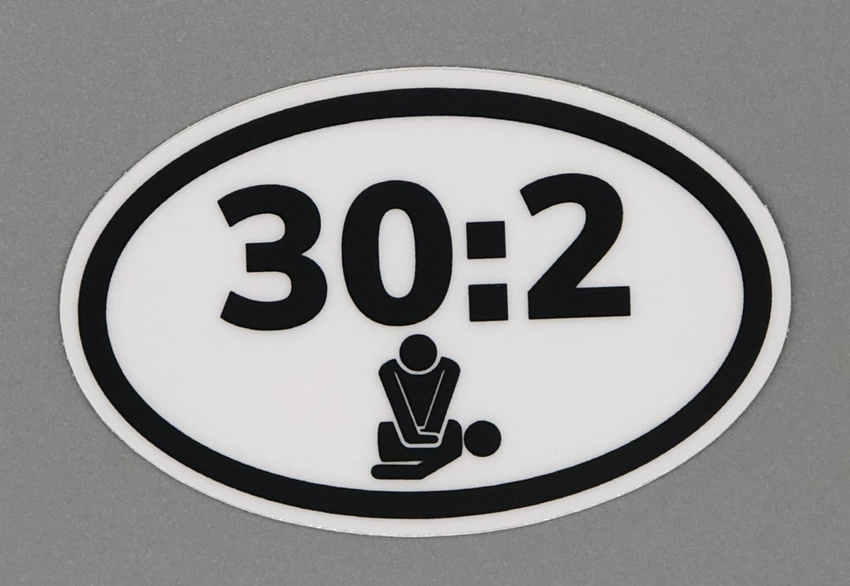 30:2 CPR Marathon Style Bumper Sticker