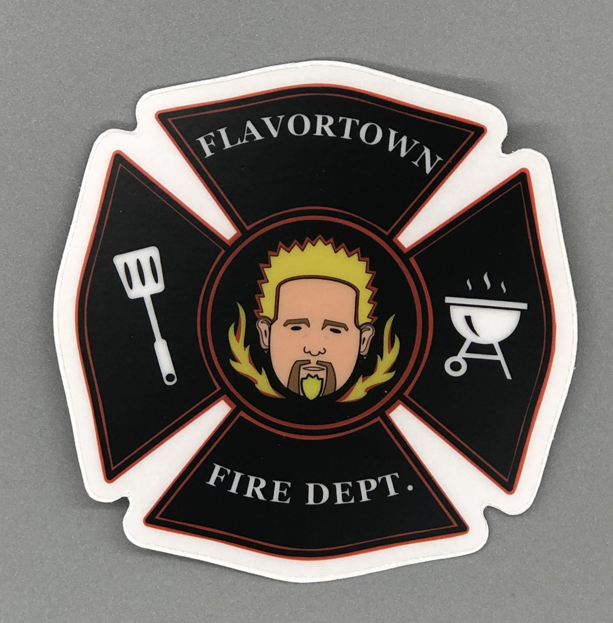 FLAVORTOWN Fire Department Sticker