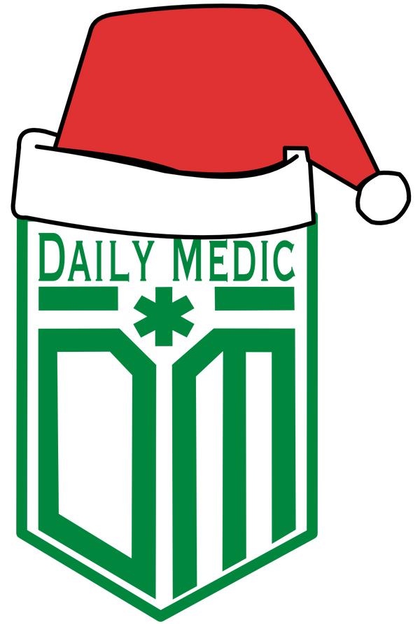 The Daily Medic - Seasonal Logo Sticker - Free Gift over $25 Purchase