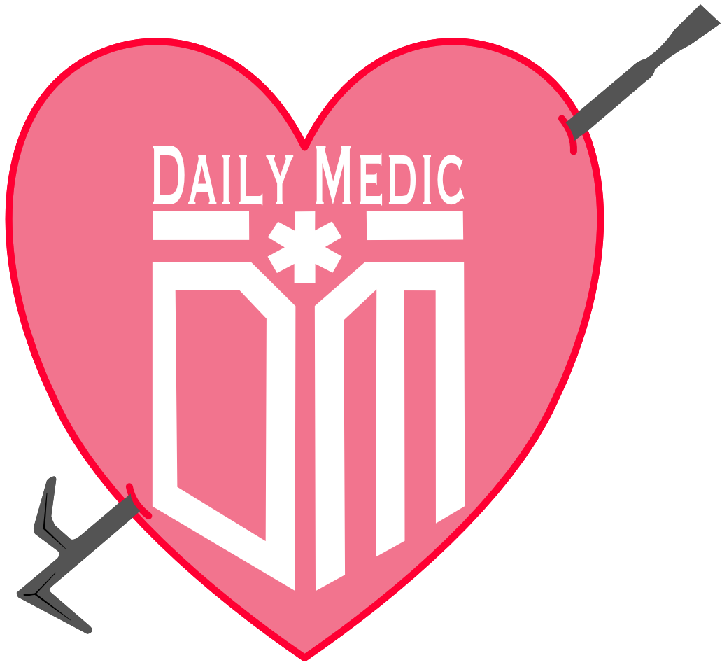 The Daily Medic - Seasonal Logo Sticker - Free Gift over $25 Purchase