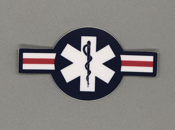 EMS Star of Life - Airforce Roundel Sticker