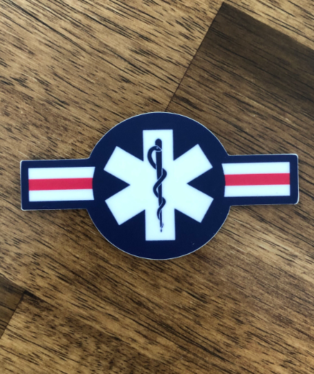 EMS Star of Life - Airforce Roundel Sticker