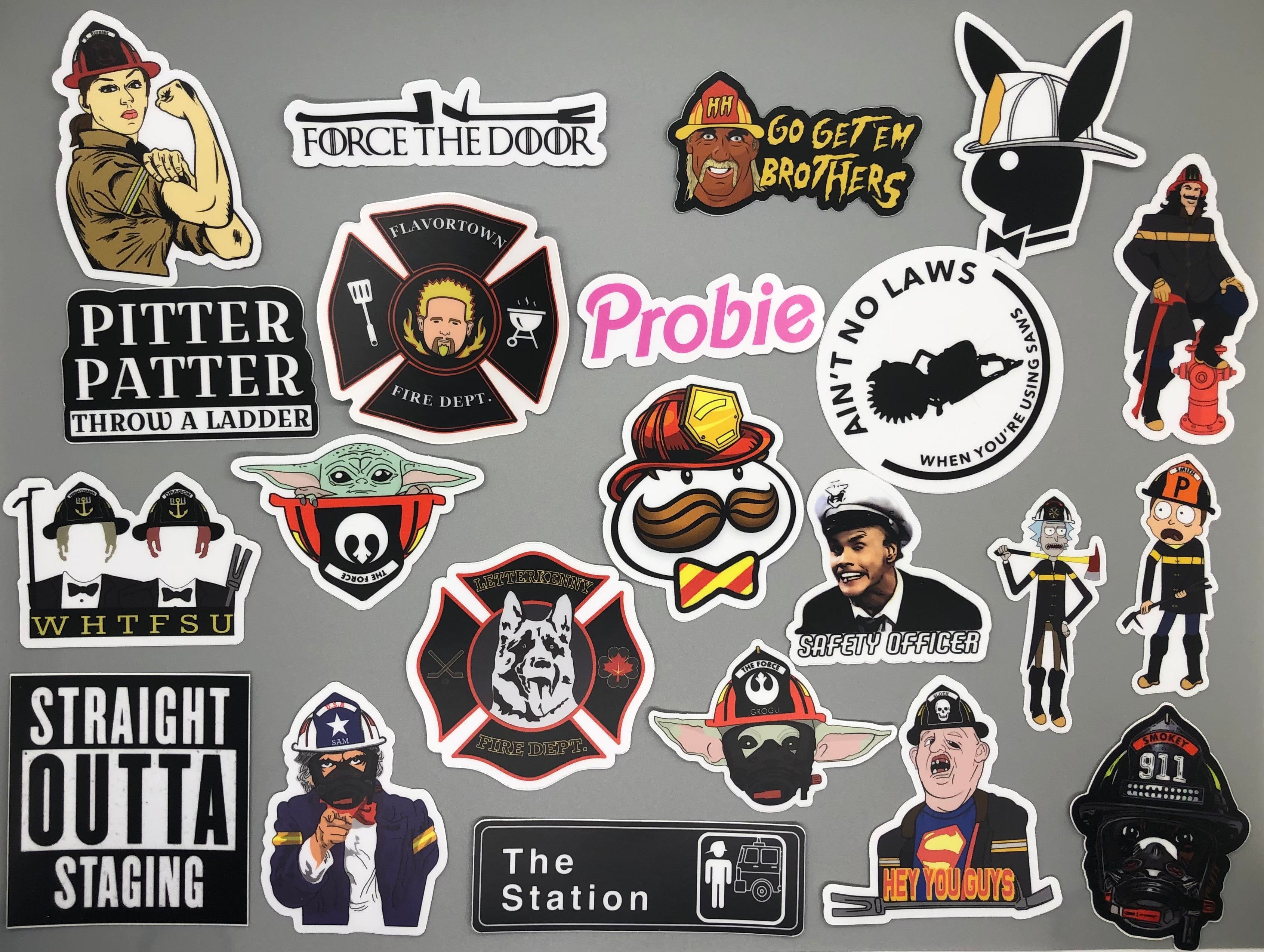Fireman Stap Sticker 10 Sticker Pack – The Daily Medic