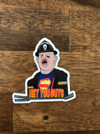 Firefighter Sloth Sloth Firefighter Sticker-