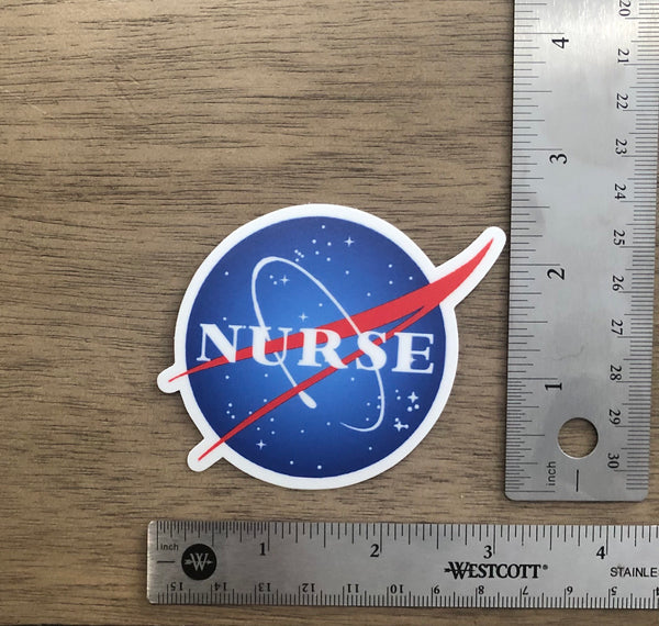 Nurse NASA sticker