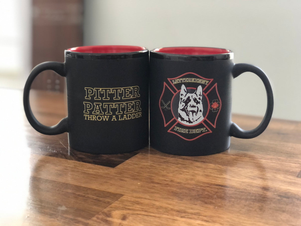 Letterkenny Fire Department Mug - Pitter Patter Throw a Ladder