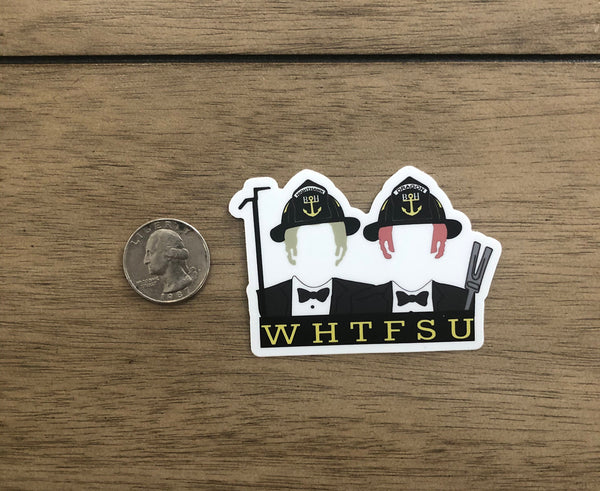 Step Brother's WHTFSU Firefighter Sticker