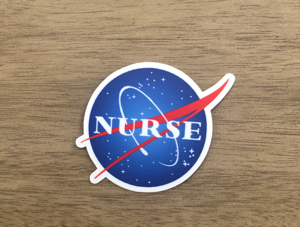 Nurse NASA sticker