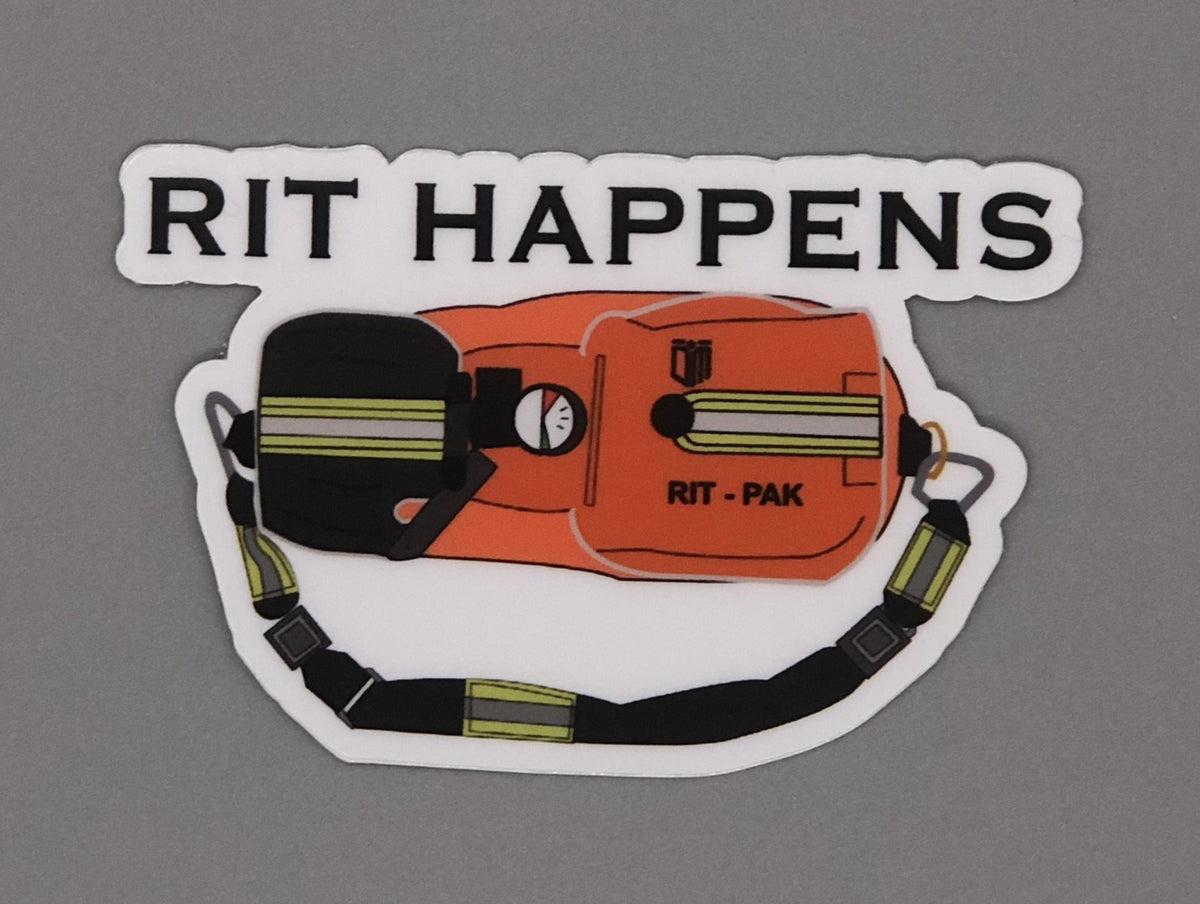 Rit Happens Sticker