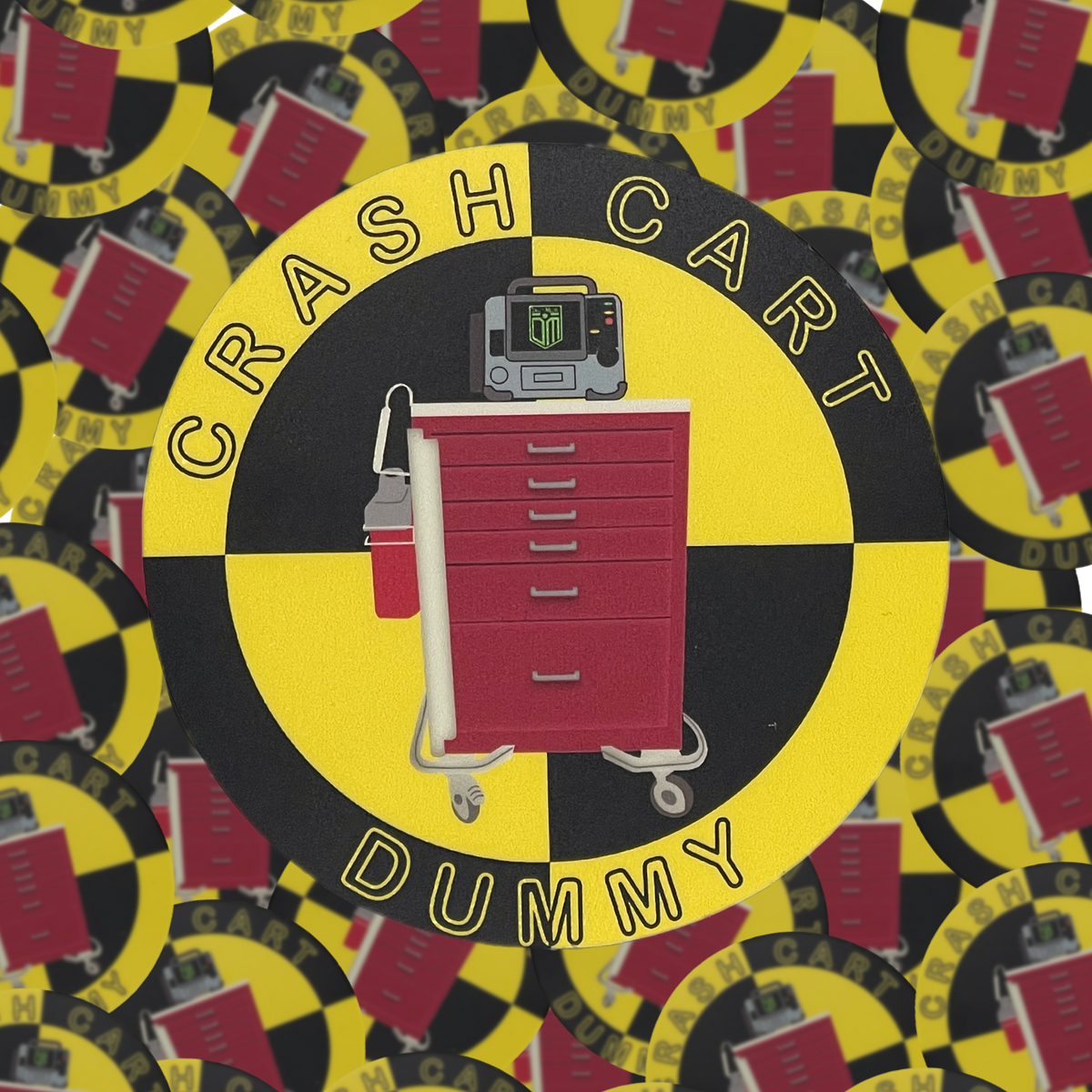 Crash Cart Dummy Sticker – The Daily Medic