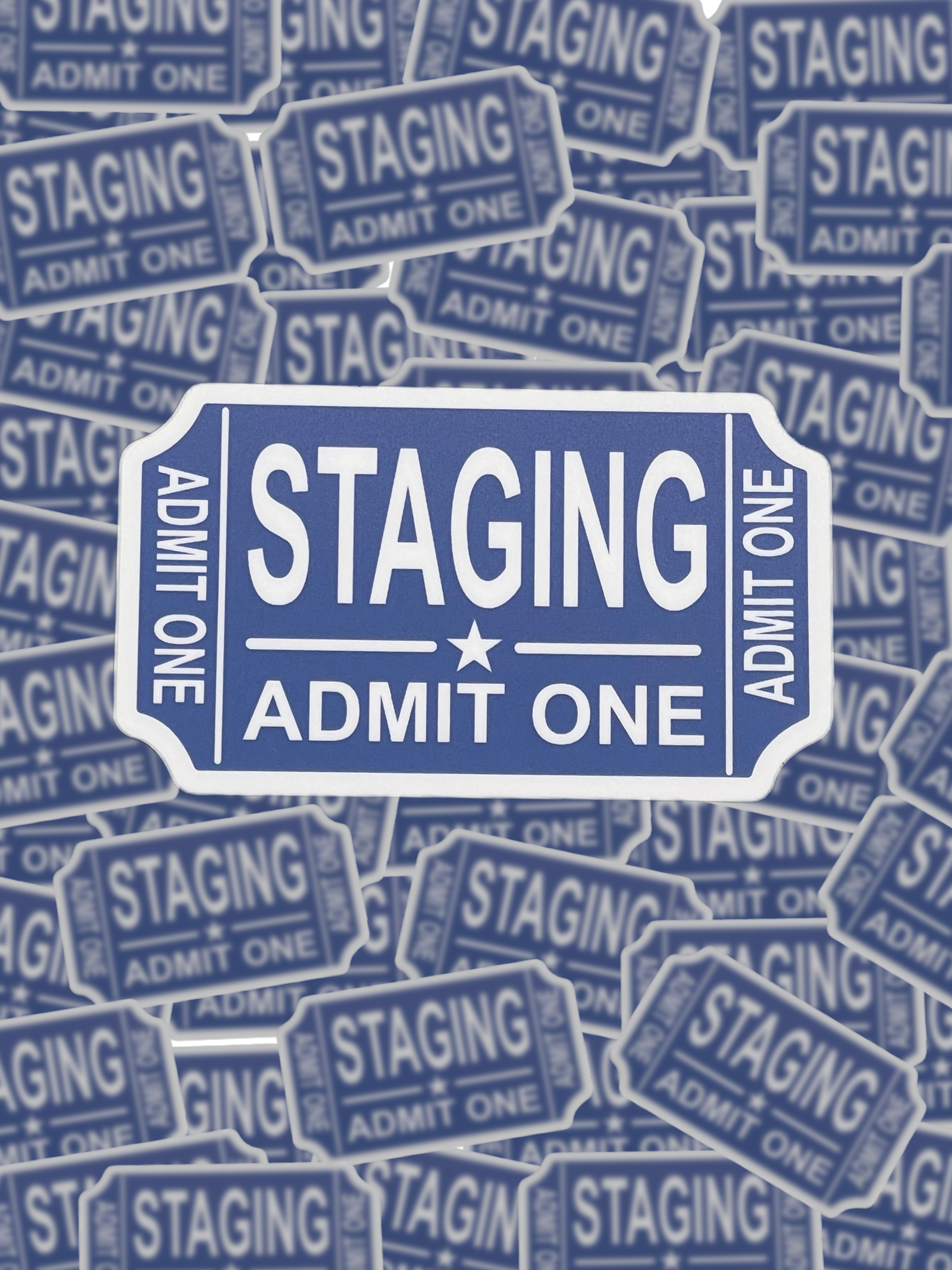 Admit One Sticker Staging, Admit One Sticker – The Daily Medic