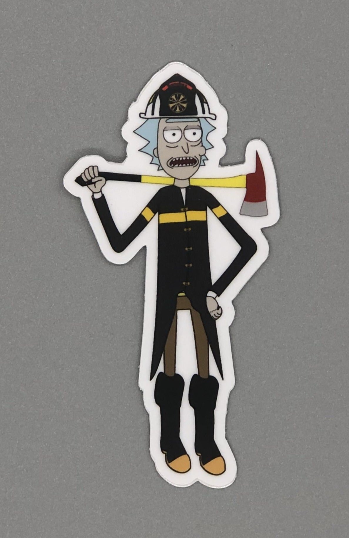 Fire Chief Sanchez - CartoonFirefighter Sticker